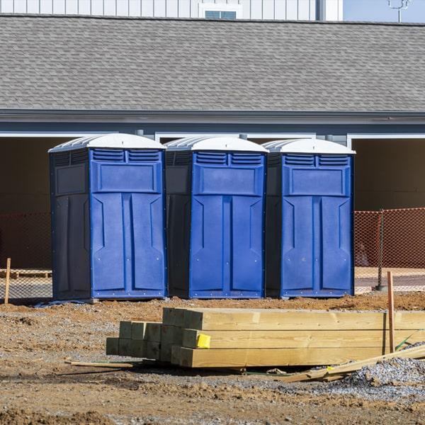 Heavy-duty construction site porta potty in Sioux City, Iowa